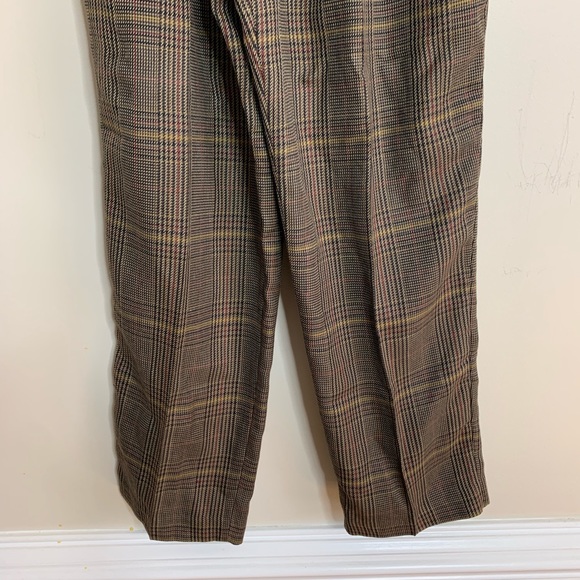 | new | plaid high waist pants | size 8 - Picture 5 of 6